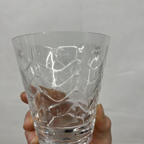 new tall large water goblet drinking glass crystal William Yeoward Flower Star - Picture 3 of 5